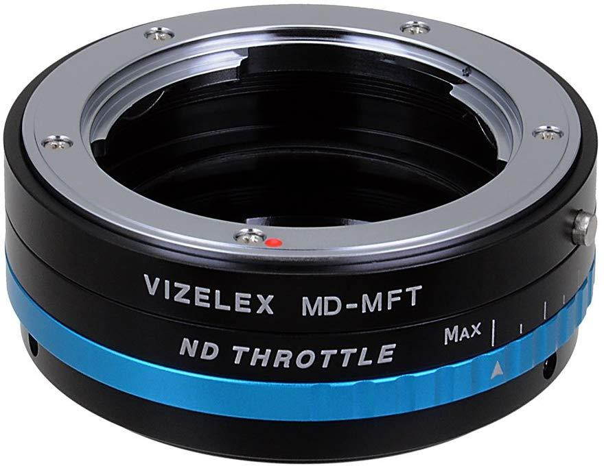 Vizelex ND Throttle Lens Adapter Compatible with Minolta MD Lenses to Micro Four Thirds Mount Cameras