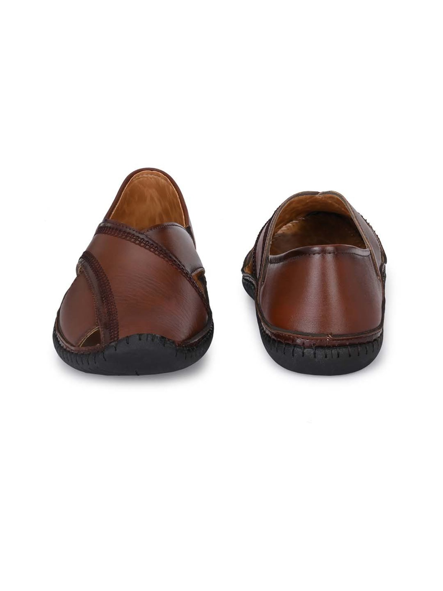 Carlo Romano Men's Tan Fisherman Sandals