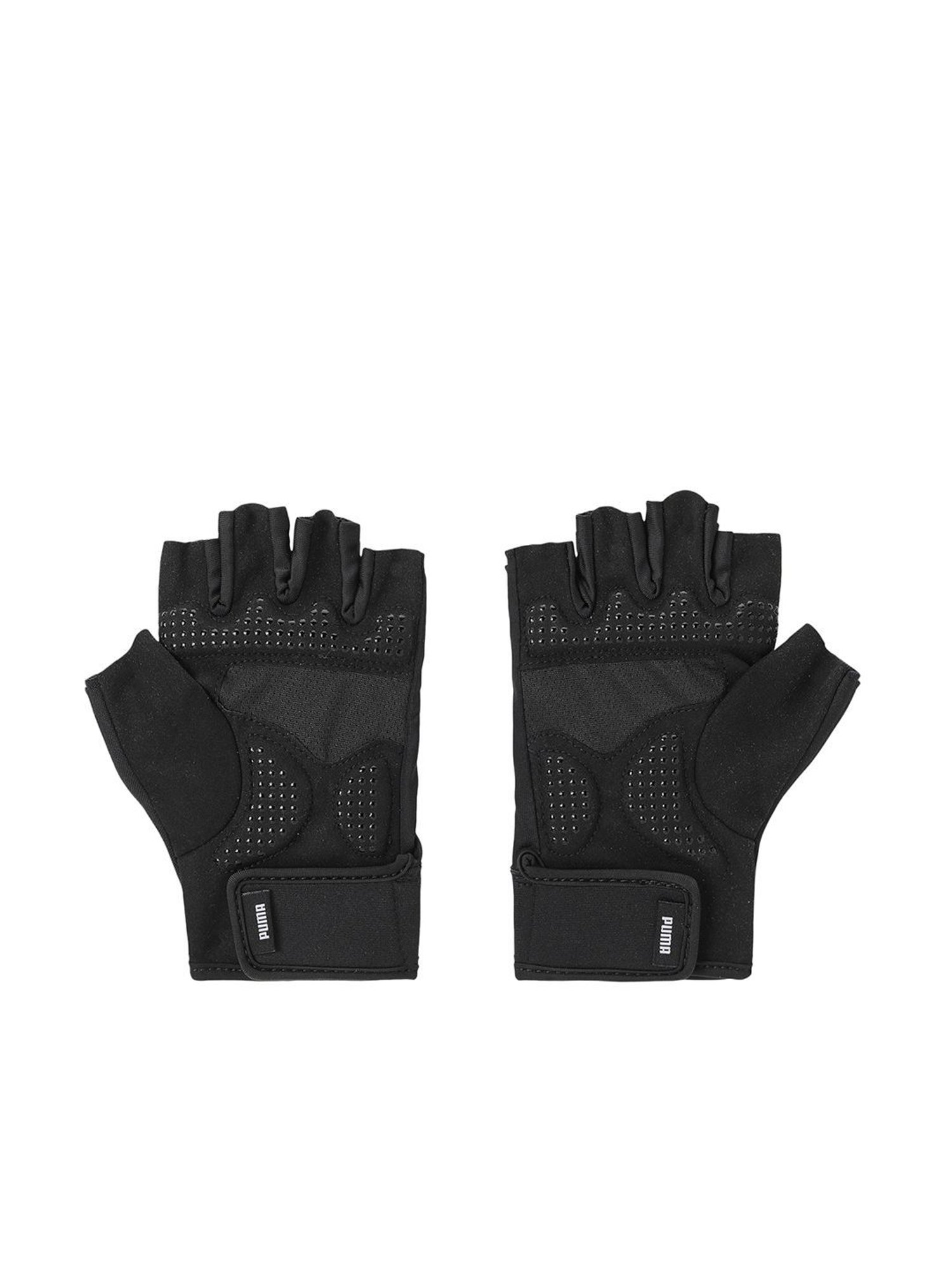 Royal Enfield Black Leather Solid Gloves