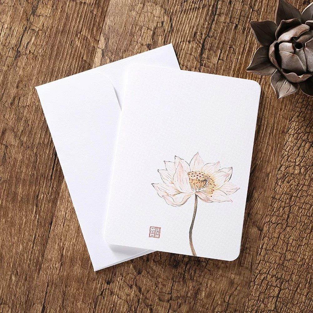 Featuring Hand-Drawn Thank You Card-8pcs Assorted Blank All-Occasion Note Cards-Thank You Cards (Flowers And Birds Series -larger size)