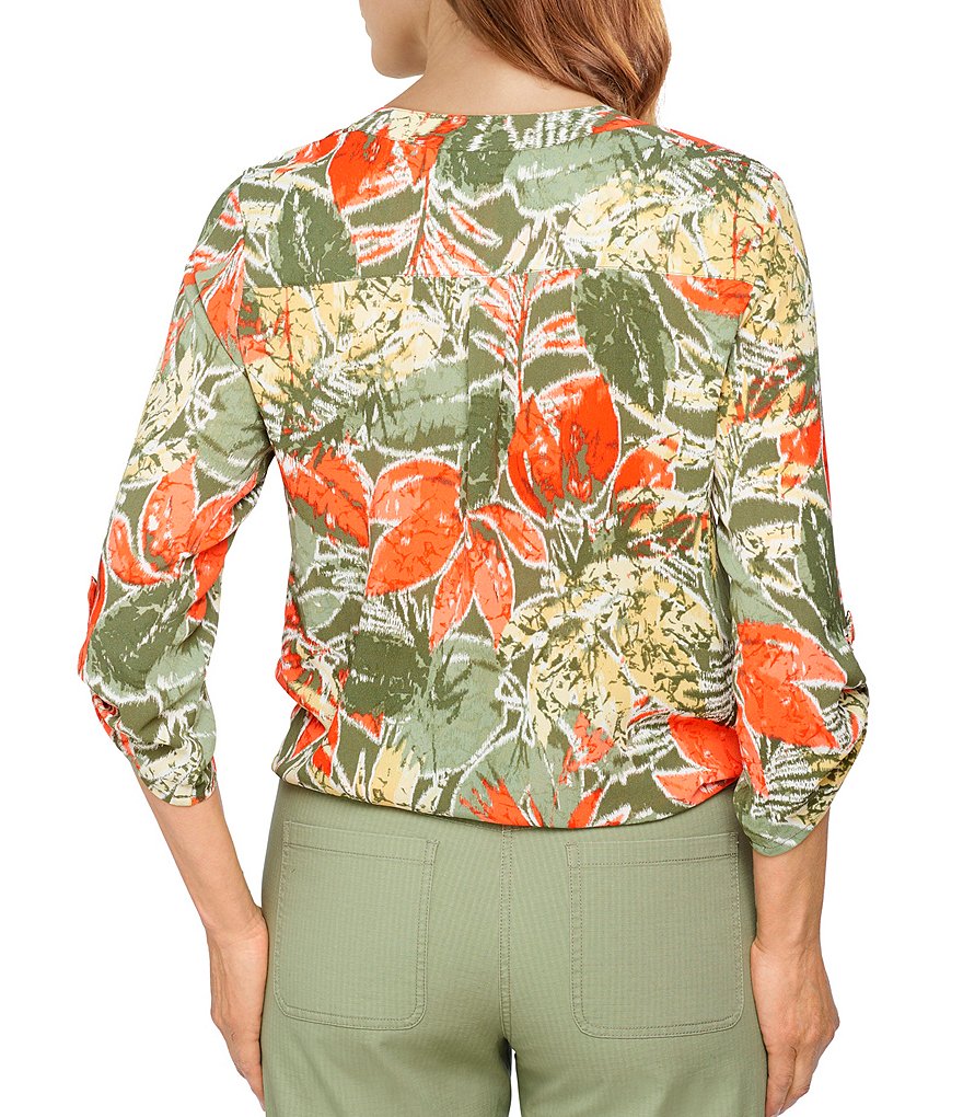 Karyn Seo Hazel Lattice Lace Linen Top