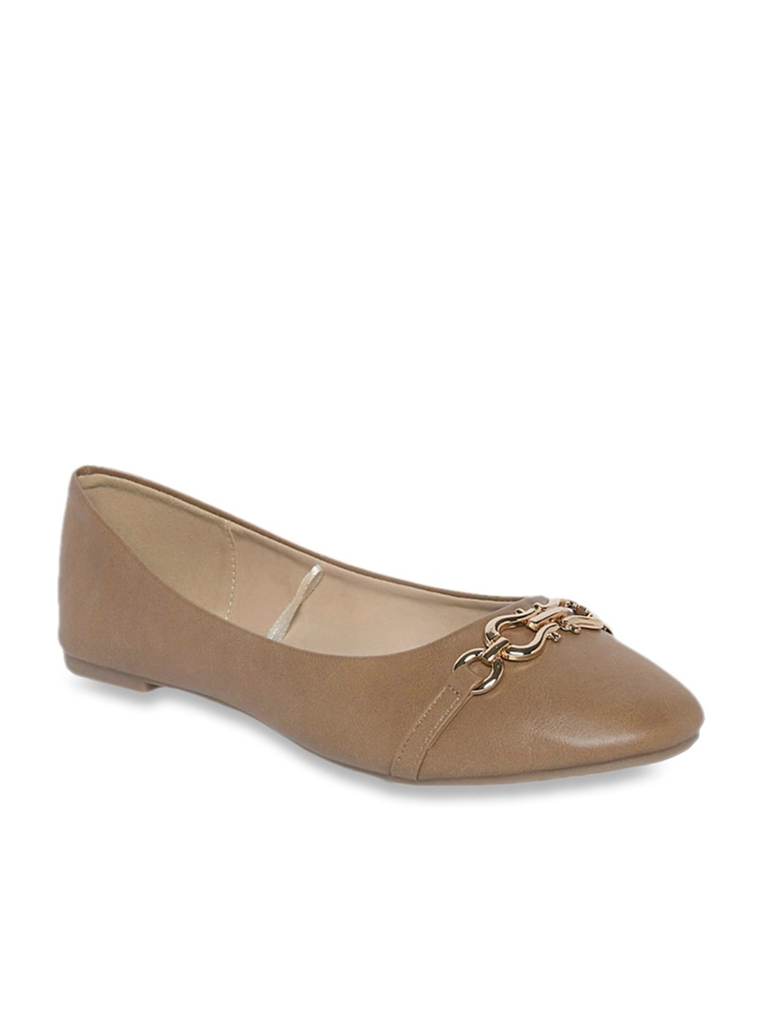 Forever Glam by Pantaloons Women's Brown Flat Ballets