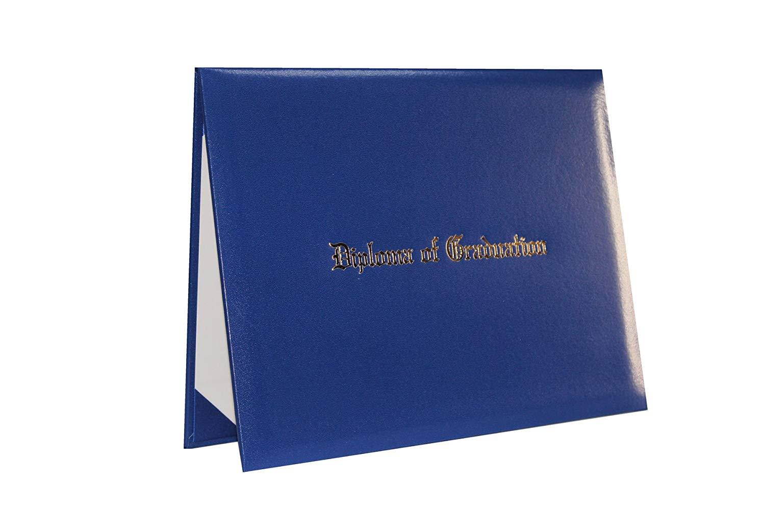 GraduationForYou Smooth Imprinted"Diploma Of Graduation" Certificate Cover 8 1/2" x 11"