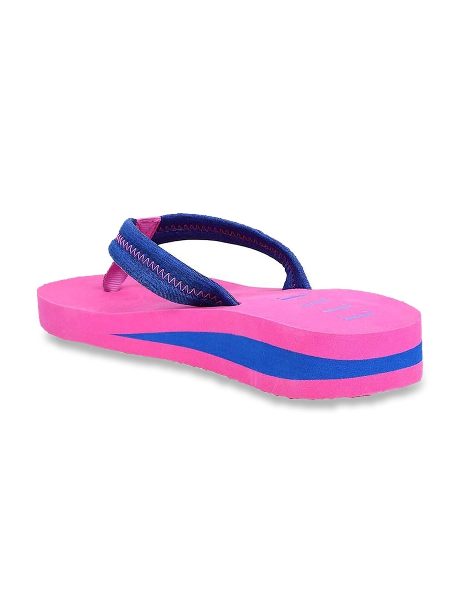 Elle Women's Blue & Pink Flip Flops