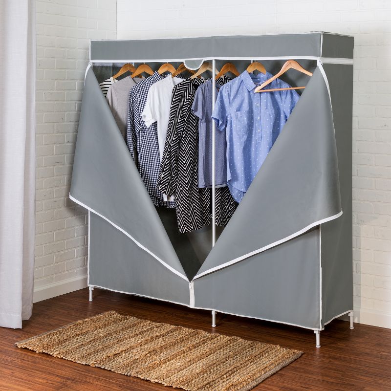 Home Basics Storage Closet with Shelving