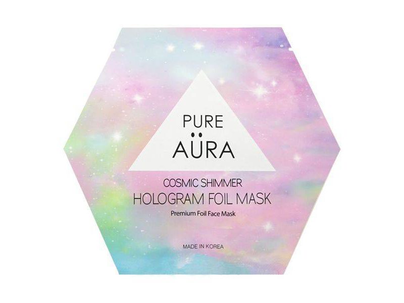 Pure Aura Cosmic Shimmer Foil Mask - 0.88 fl oz