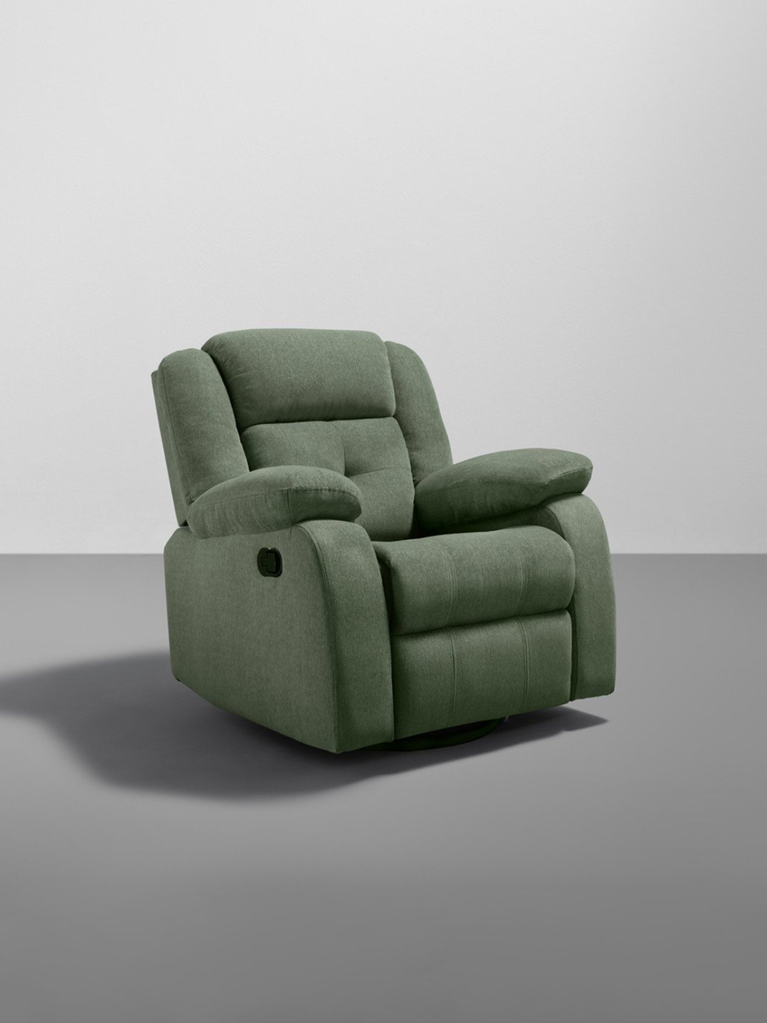 Sleepyhead RX7 Irish Green Fabric Rocking & Revolving Single Seater Recliner