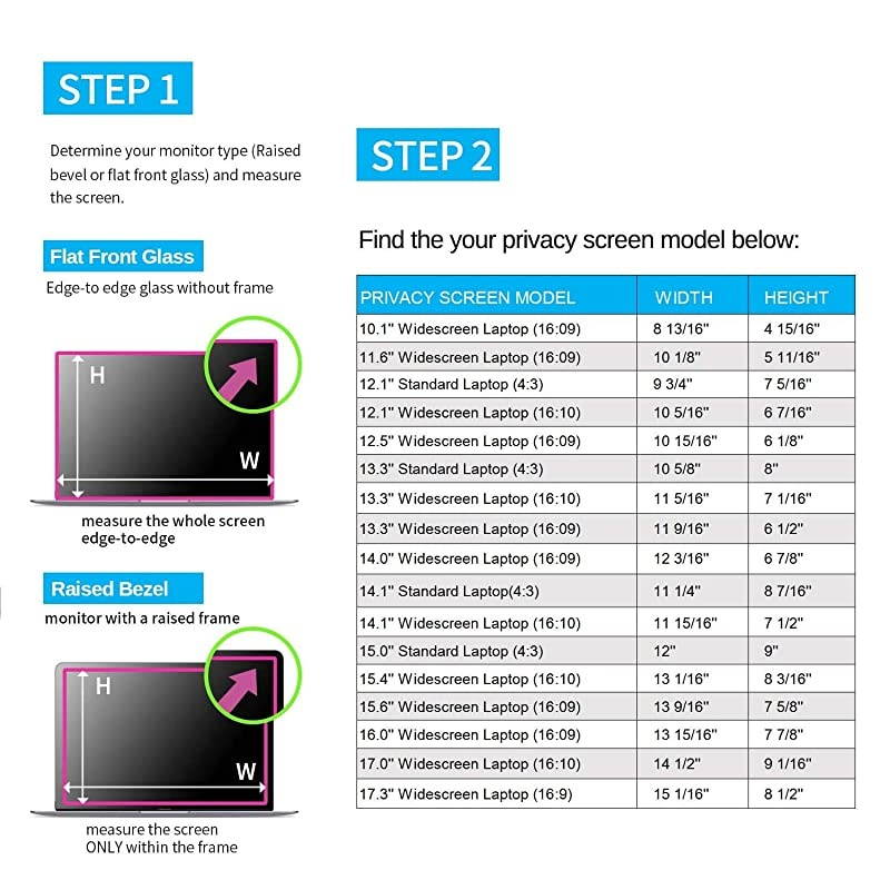 Inch Anti Blue Light Screen Protector for Widescreen Laptop Upgrade Laptop Screen Protector Filter Out Blue Light Relief with Aspect Ratio 169 Reduce Eye Fatigue Strain 2 Pack
