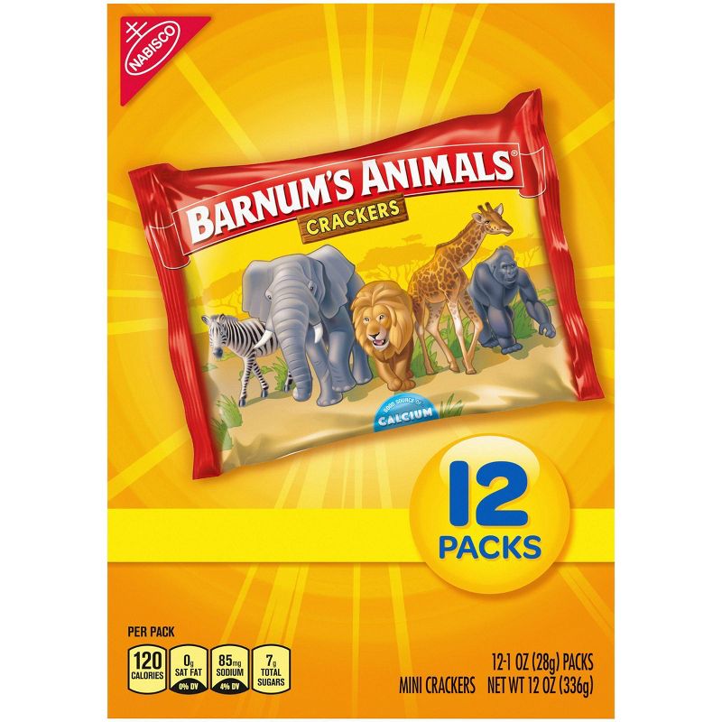 Barnums Animal Crackers Multipack - 12ct