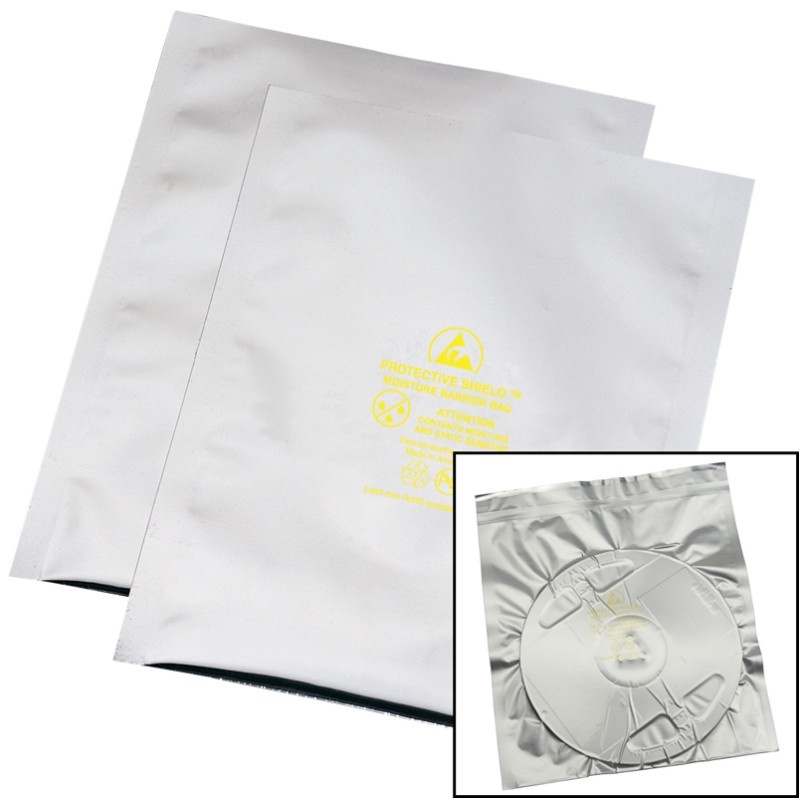 Desco - 13951 - Foil Shielding Bags 10x30 , 100/Pkg