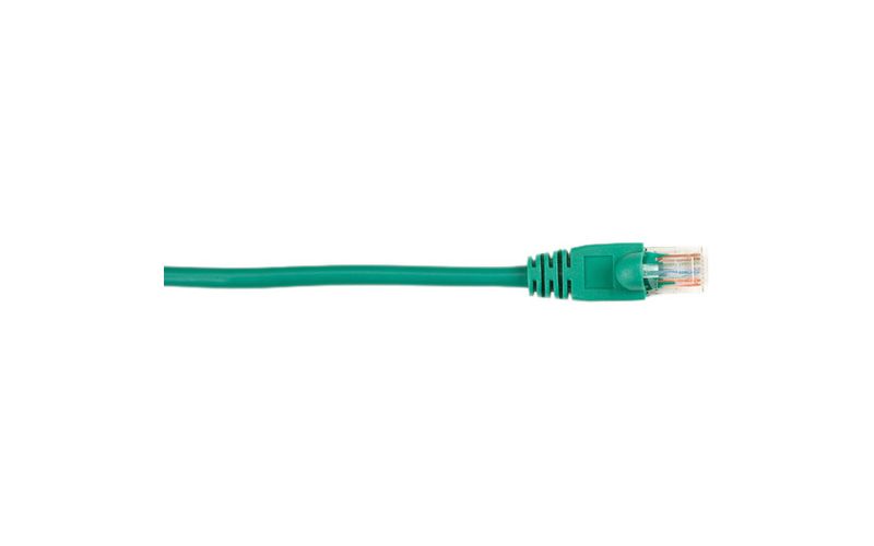 cat5e molded boot patch c green 1ft 25 pack