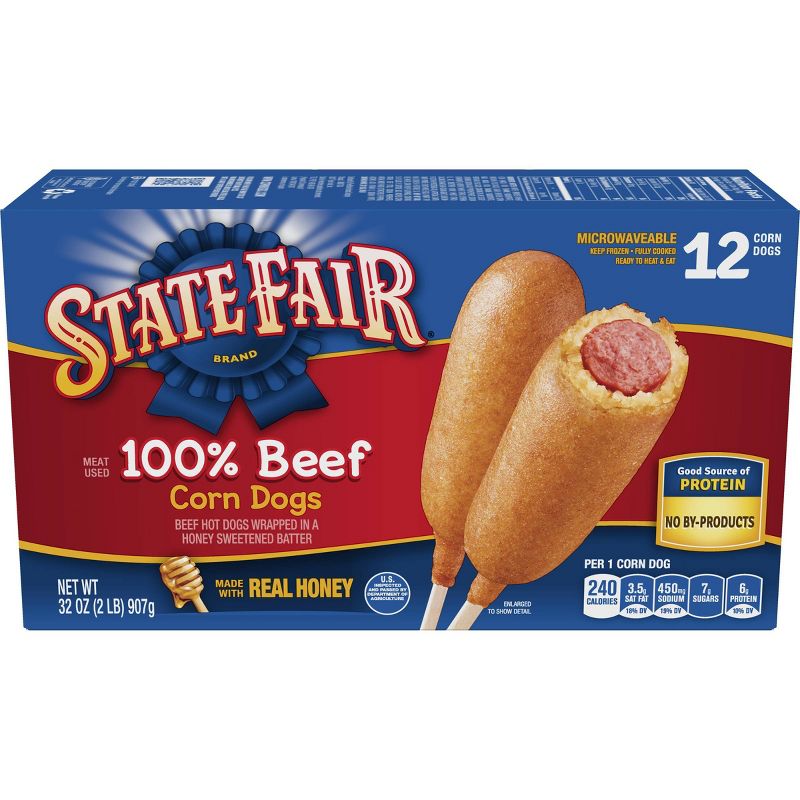 State Fair Beef Corn Stick - 32oz/12ct