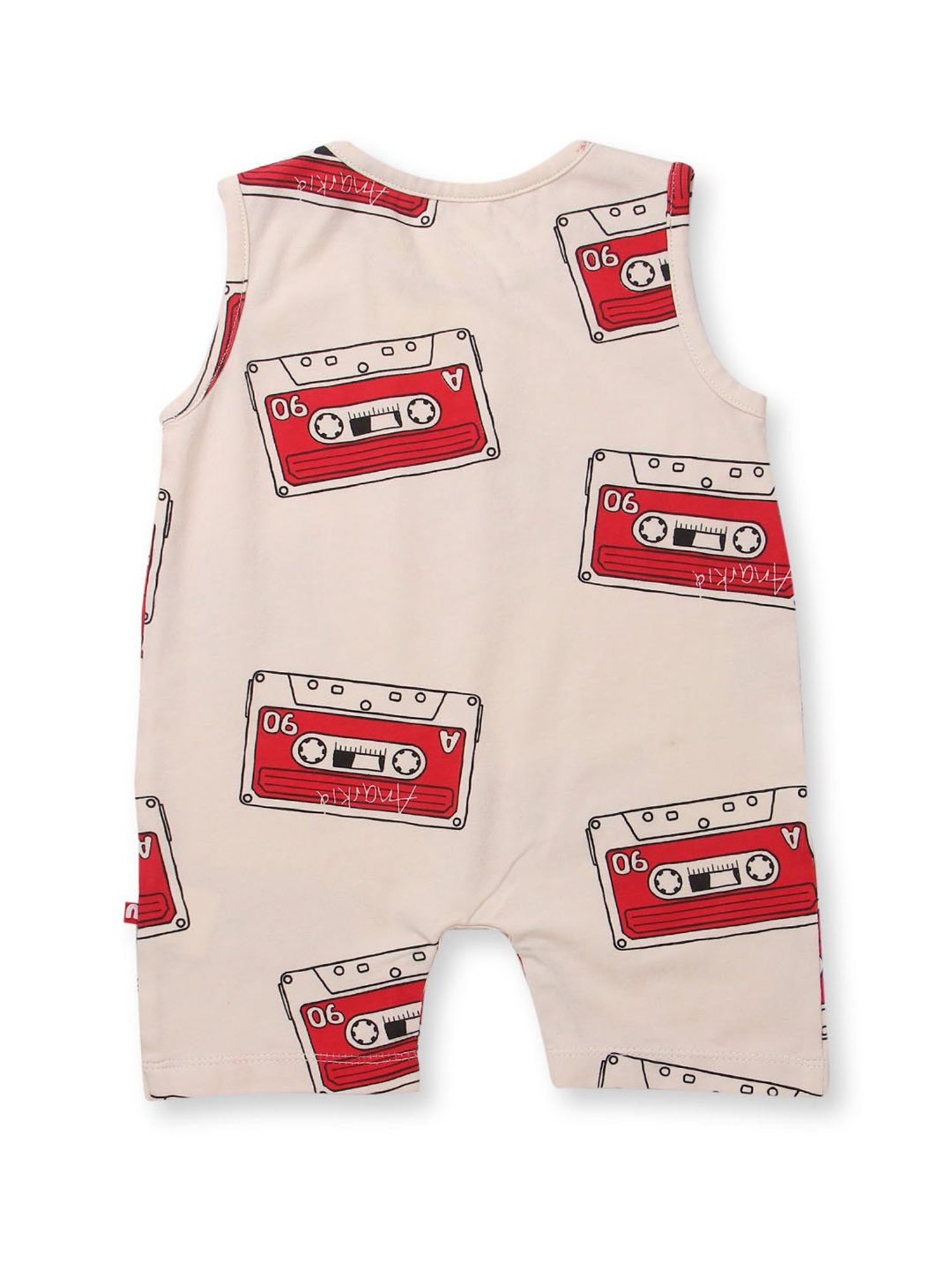 Nino Bambino Kids Cream Printed Romper