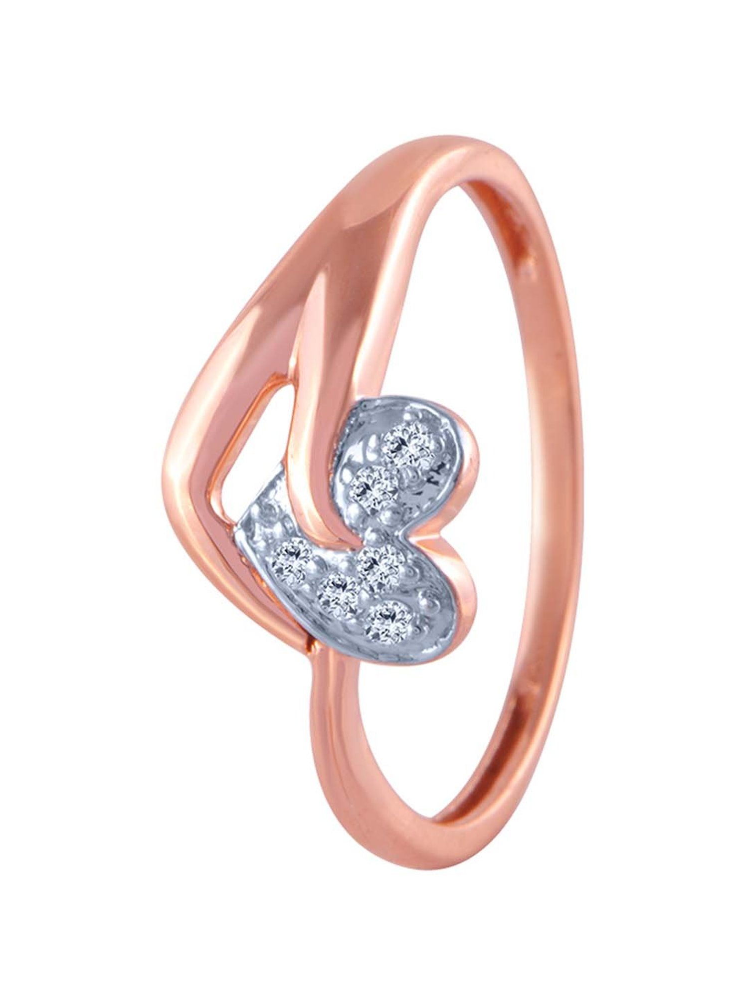 Mia By Tanishq Nature's Finest 14k Yellow Gold Radiant Sp Elegance Diamond Ring