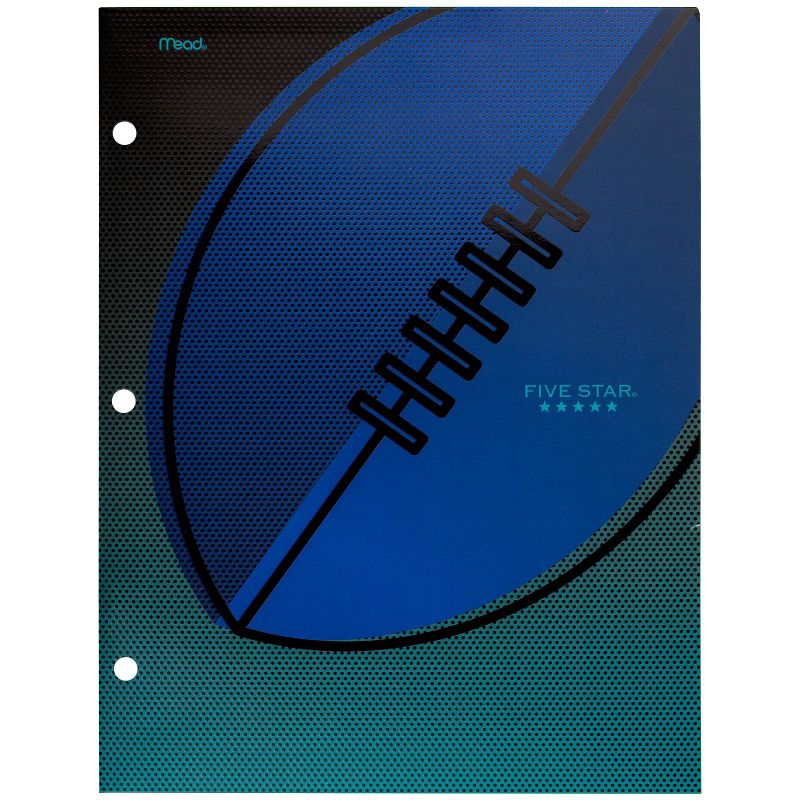 Day Designer Padfolio with Notepad Black - Blue Sky