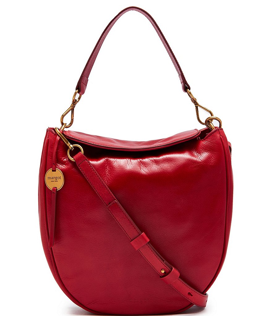 Margot Jace Leather Hobo Crossbody Bag