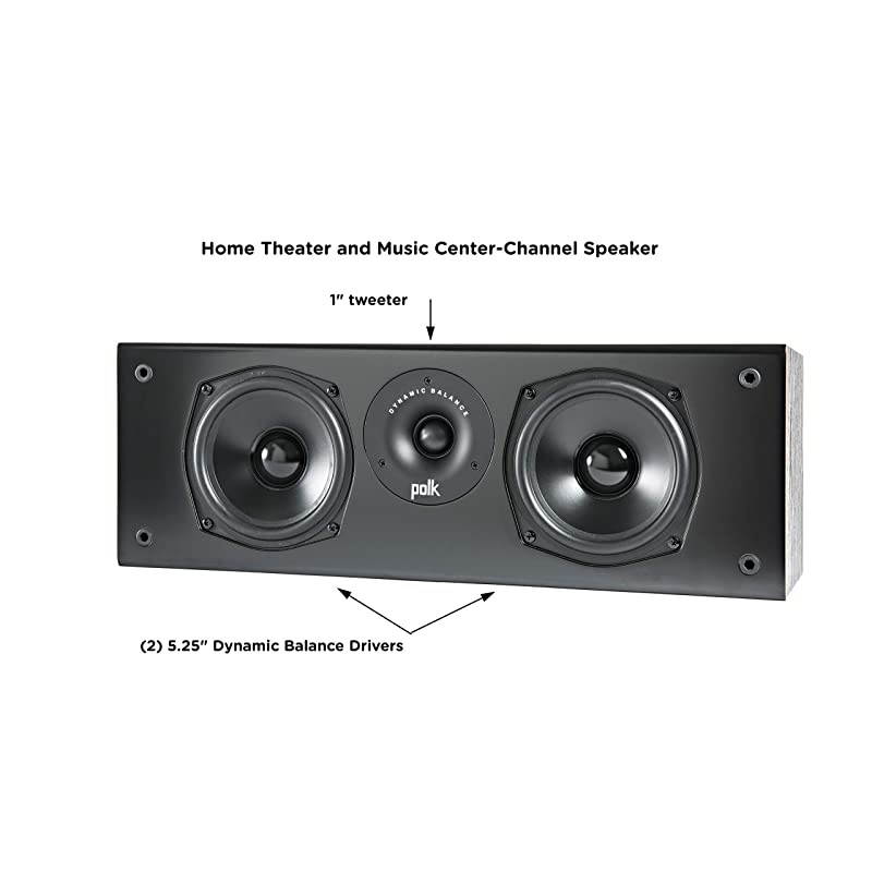 T Series 5 Channel Home Theater Bundle | Includes Two (2) T15 Bookshelf, One (1) T30 Center Channel & Two (2) T50 Tower Speakers | Premium Sound at a Great Value | Dolby and DTS Surround