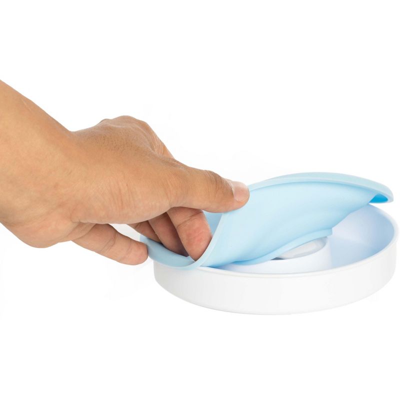 PawsMark Anti-Splash Dripless Drinking Water Slow Feeder Dispenser Car Bowl for Pets