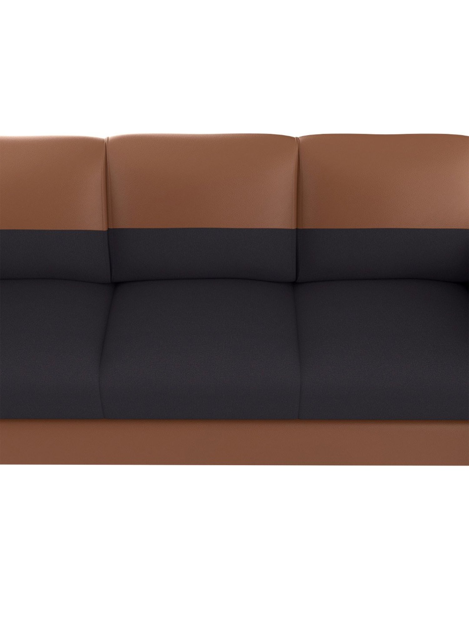 Godrej Interio Collet V2 Brown Pinewood 3 Seater Sofa
