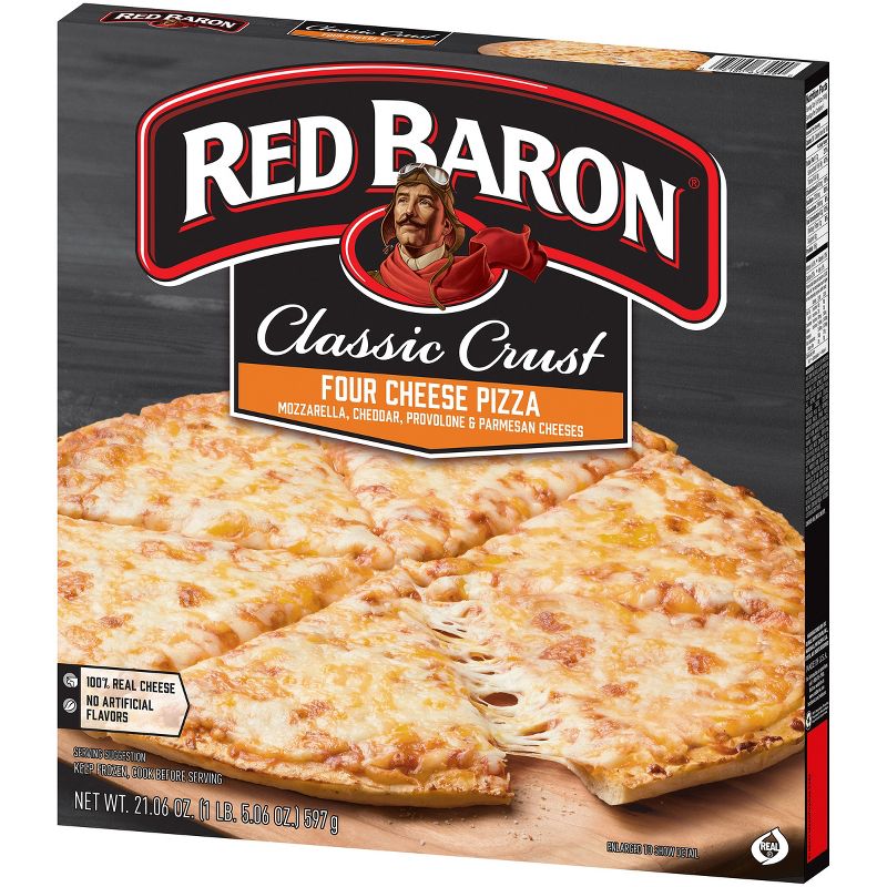 Red Baron Classic Four Cheese Frozen Pizza - 21.06oz