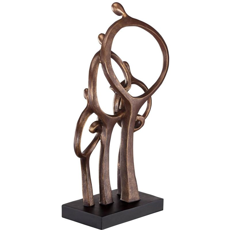 Kensington Hill Abstract Family 19 1/4" High Bronze Sculpture