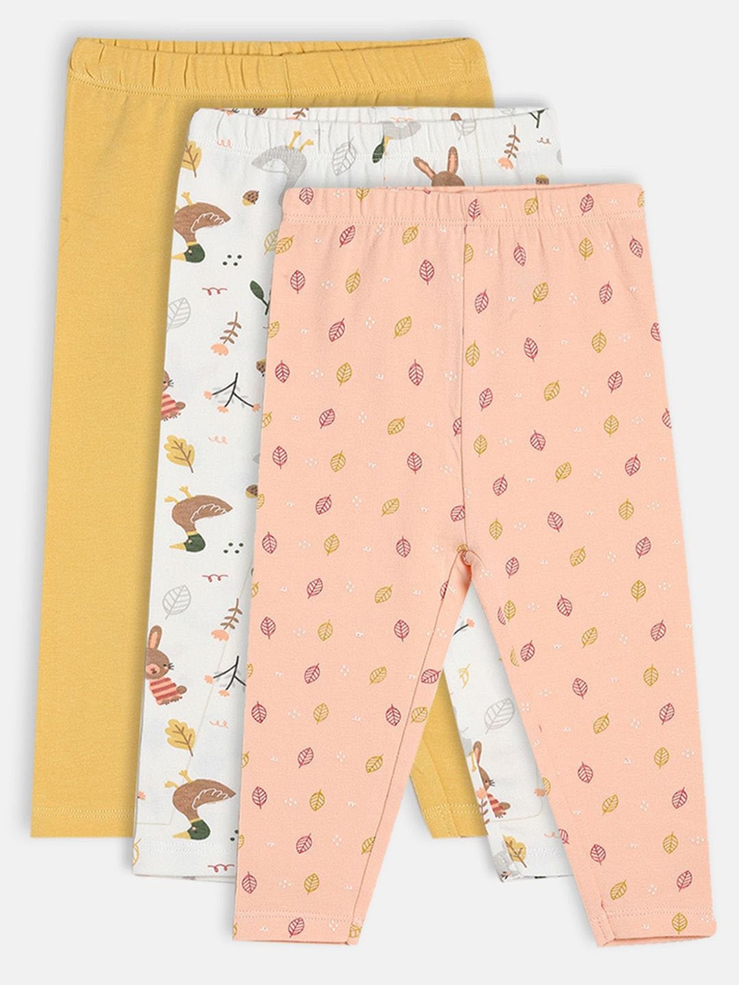 Nino Bambino Kids Multicolor Printed Leggings