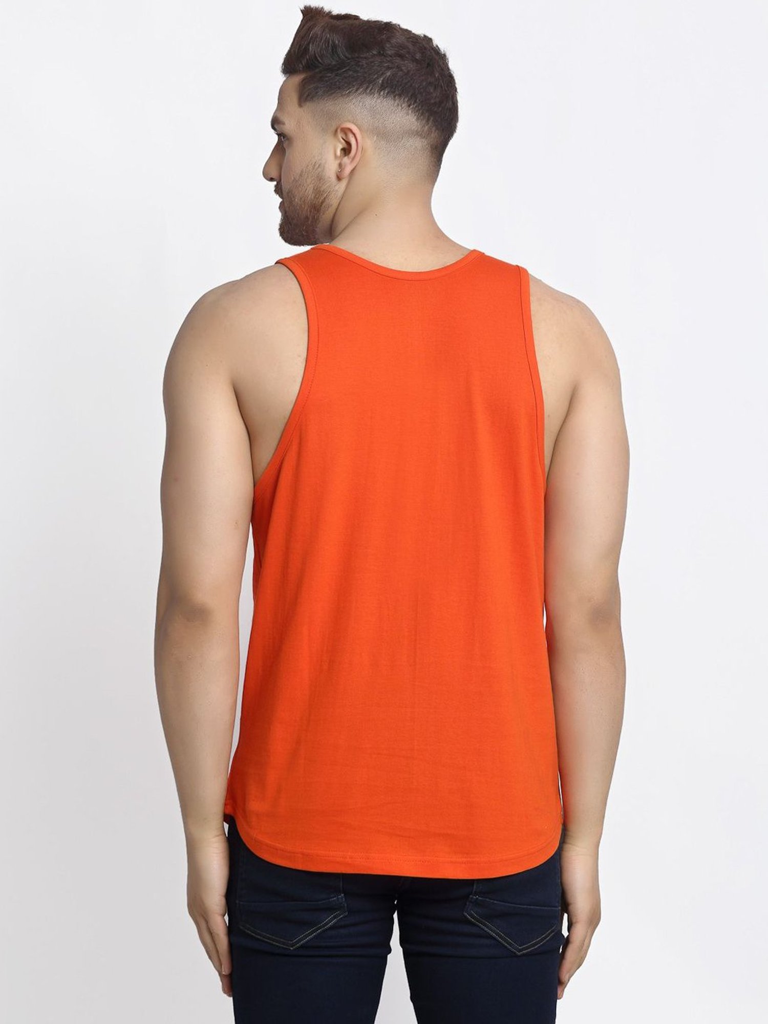 Friskers Multi Cotton Slim Fit Vest - Pack of 2