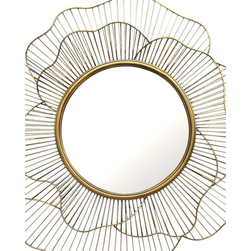 28.25" Stella Wall Mirror Gold - Stratton Home Décor