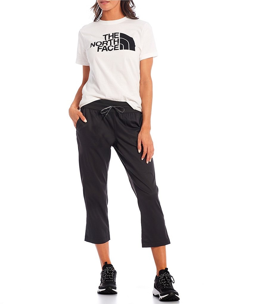 Columbia Anytime Outdoor&trade; Straight Leg Cropped Capri Drawstring Pants