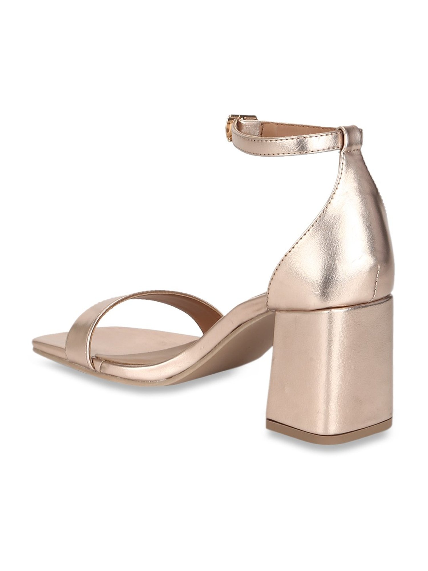 Truffle Collection Women's Golden Ankle Strap Sandals