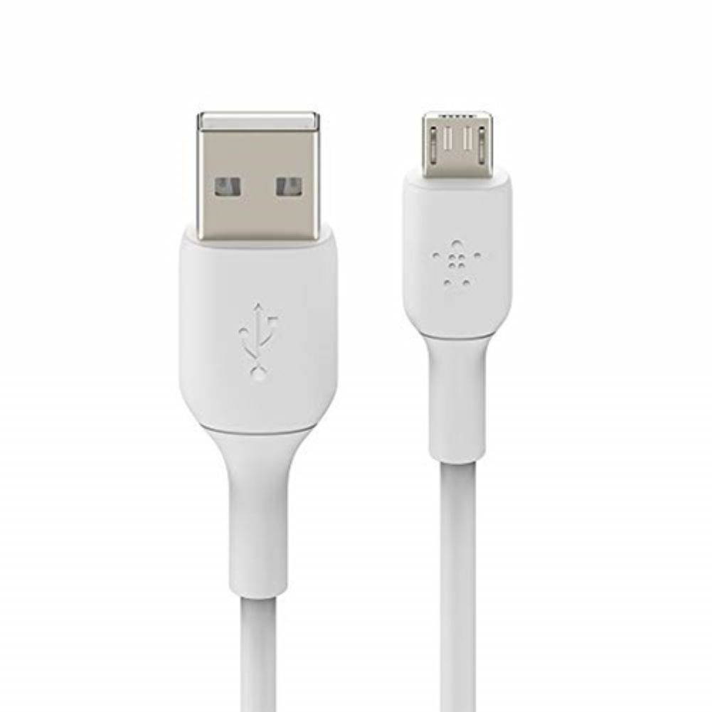 Belkin CAB005bt1MWH 3.3 ft. BOOST CHARGE USB-A to Micro-USB Cable