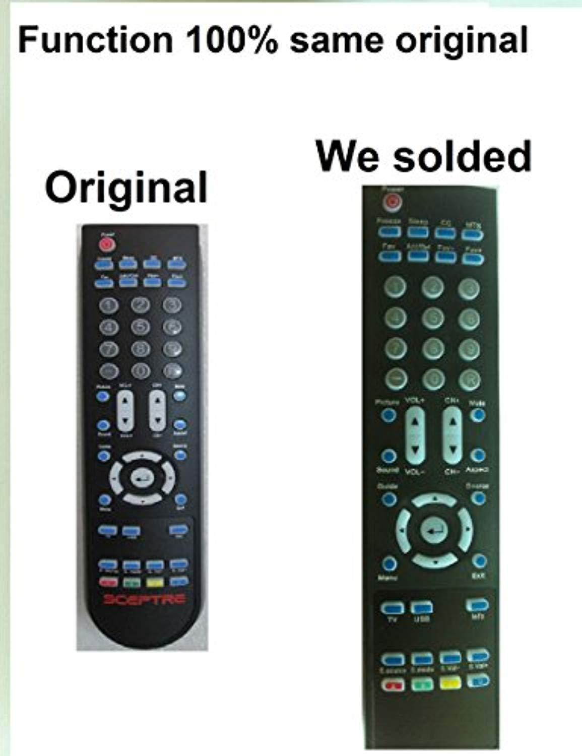 new sceptre replace remote control for x505bv-fhd x460bv-fhd x425bv-fhd x409bv-fhd x40sbv x425 -function 100% same as original