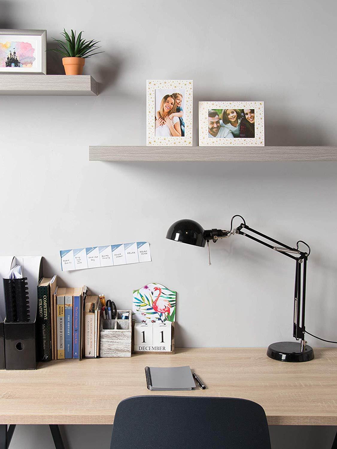 36-Pack Photo Insert Note Cards - Includes Paper Picture Frames Envelopes - Gold Stars Design Photo Mats, Photo Insert Greeting Cards, Holds 5 x 7 Inches Inserts