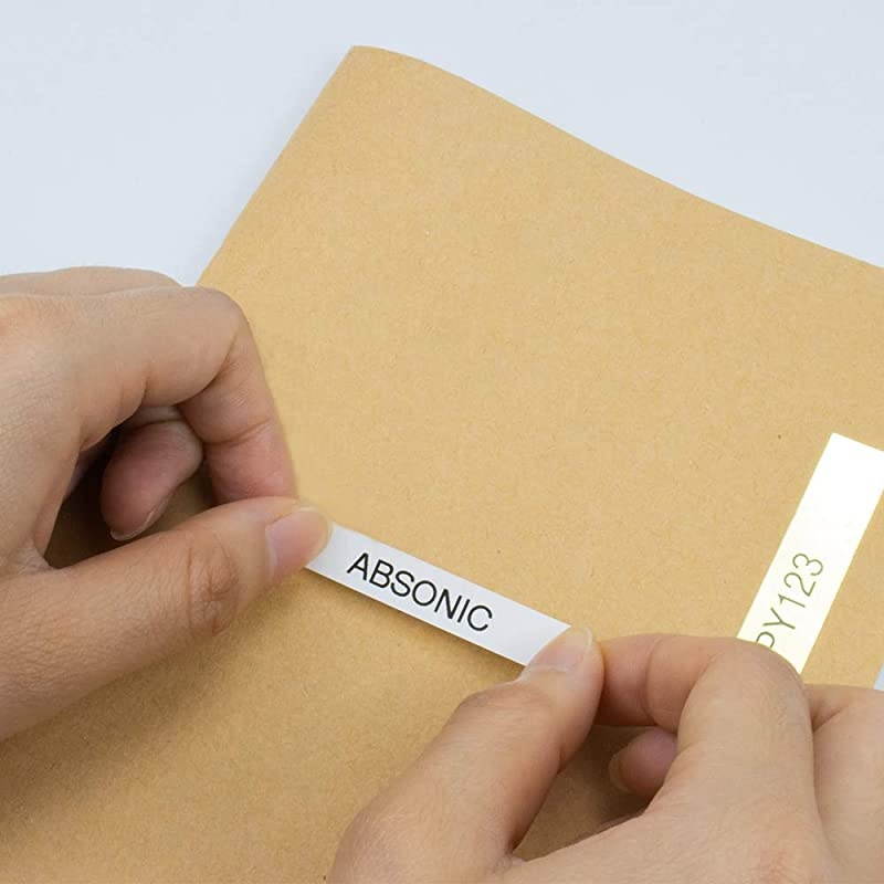 Compatible Label Tape Replacement for Casio XR-12X XR-12X2S 12mm for KL-60 KL-170 KL-100 KL-120 KL-750 KL-780 KL-7200 KL7000 KL-7400 KL8100 EZ-Label Printer (1/2" x 26', Black on Clear) 2-Pack