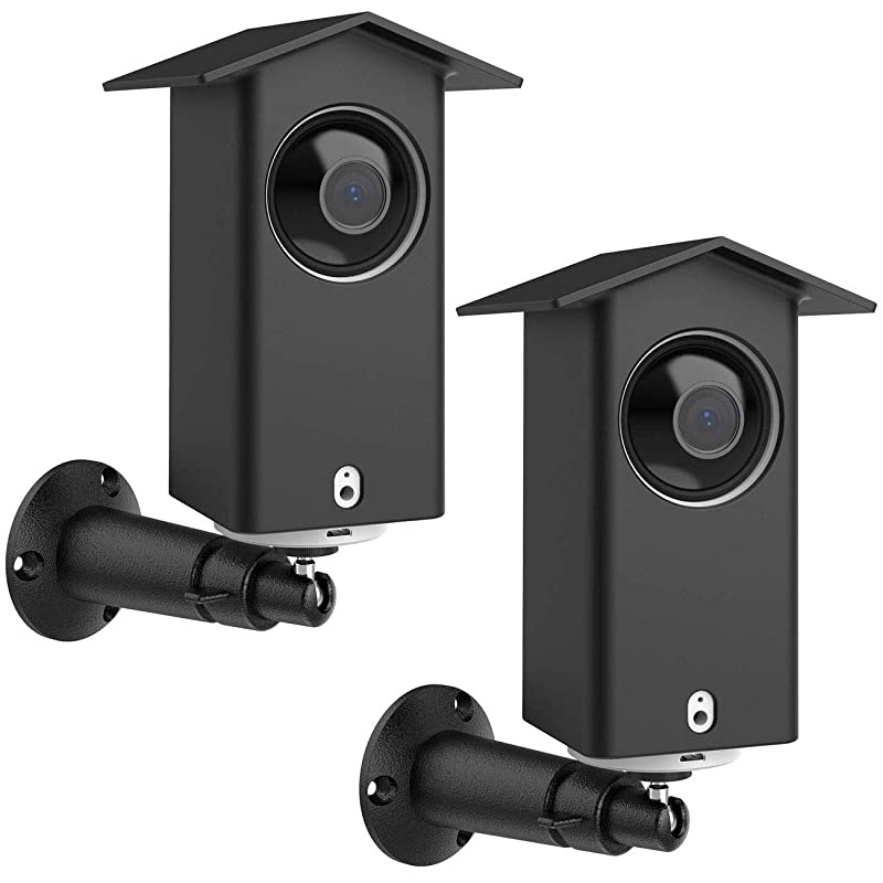 Real Water Resistant Protective Case + Metal Wall Mount Bracket for Wyze cam pan,Suitable for Indoor and Outdoor Use,Simple Installation