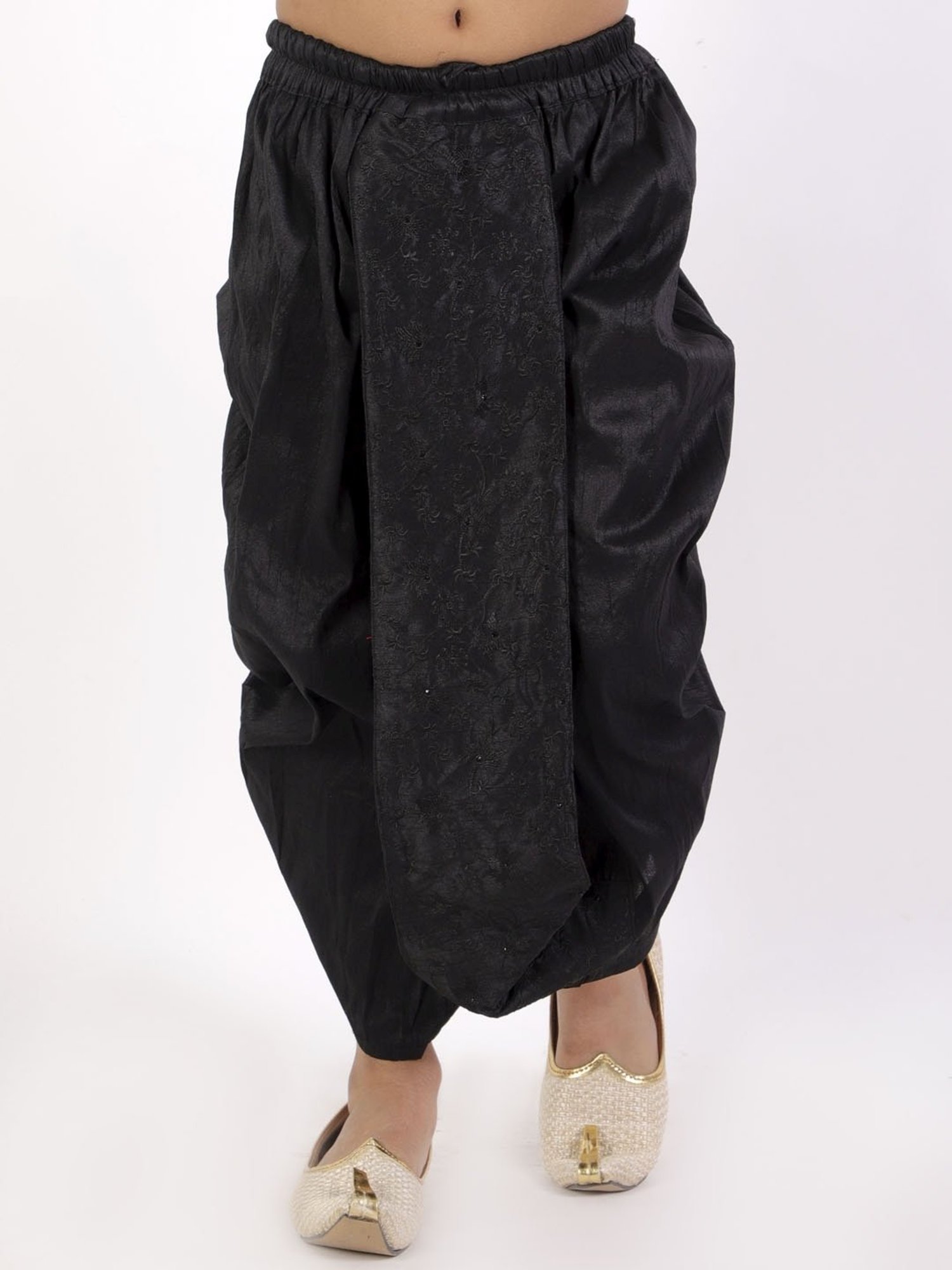 VASTRAMAY Kids Maroon Regular Fit Dhoti