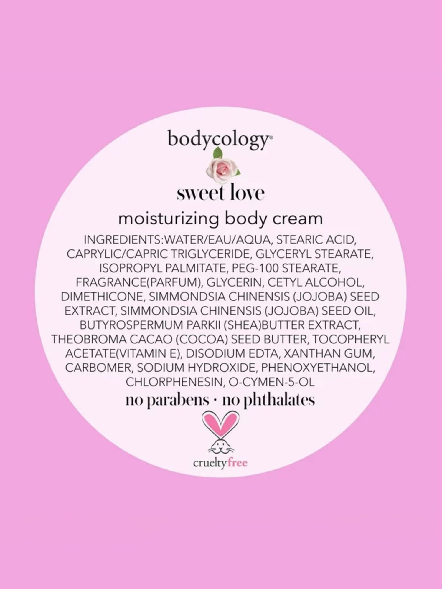 Bodycology Sweet Love Body Cream - 227 gm