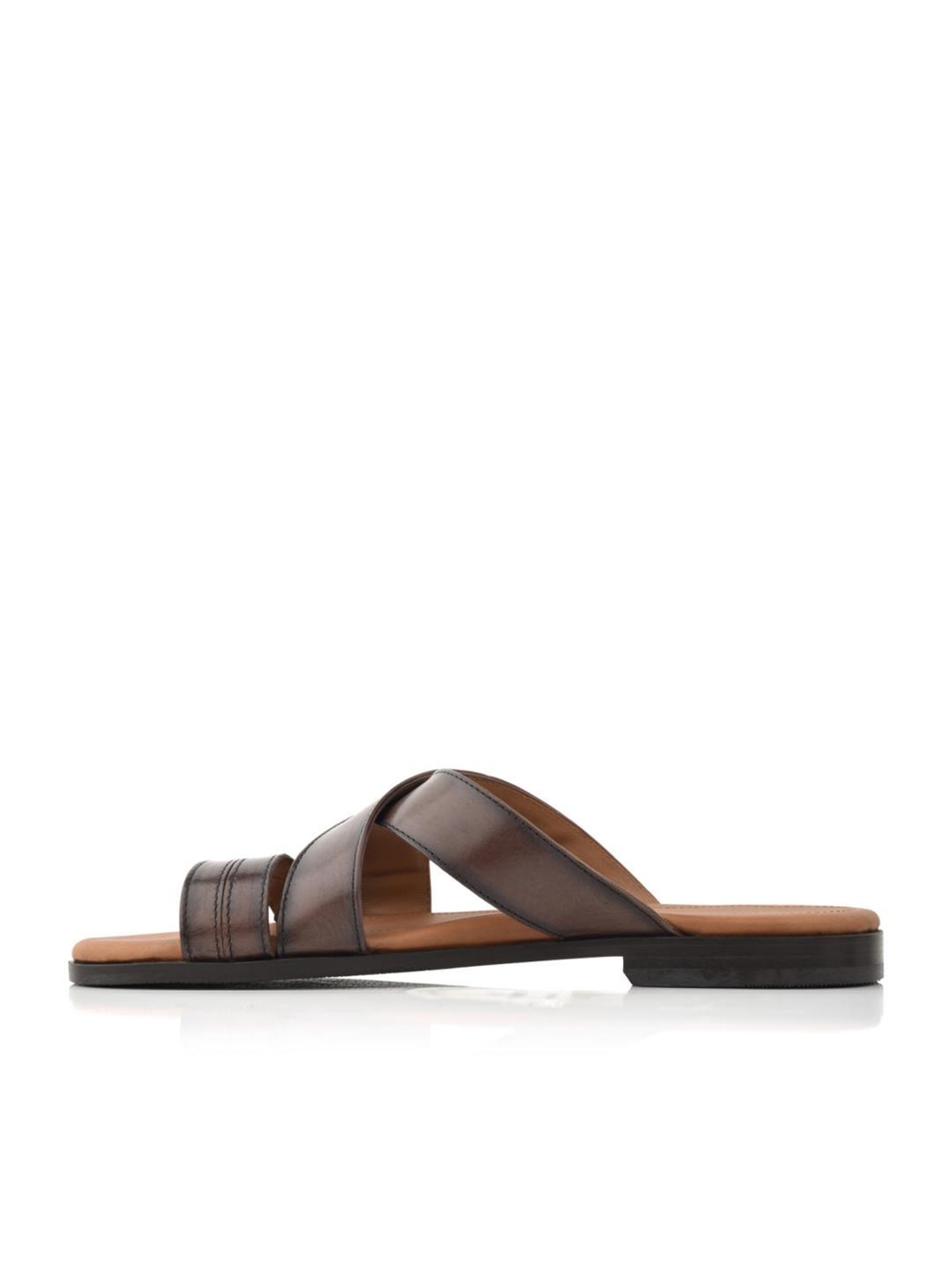 Language Shoes Men's Timothy Brown Toe Ring Sandals