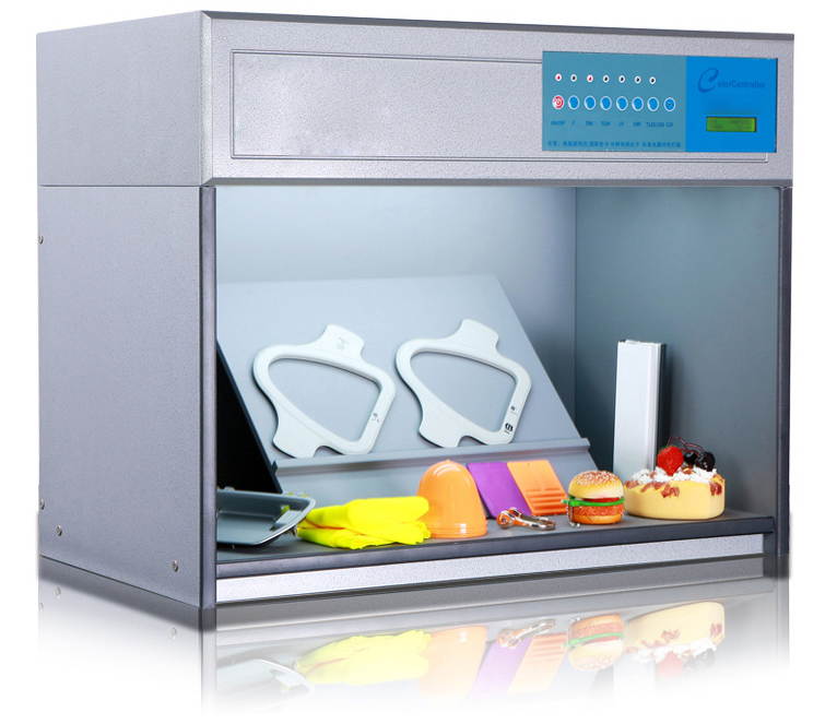 Intsupermai Color Matching Cabinet 4 light Sources: D65 TL84 UV F Size:71*42*57cm