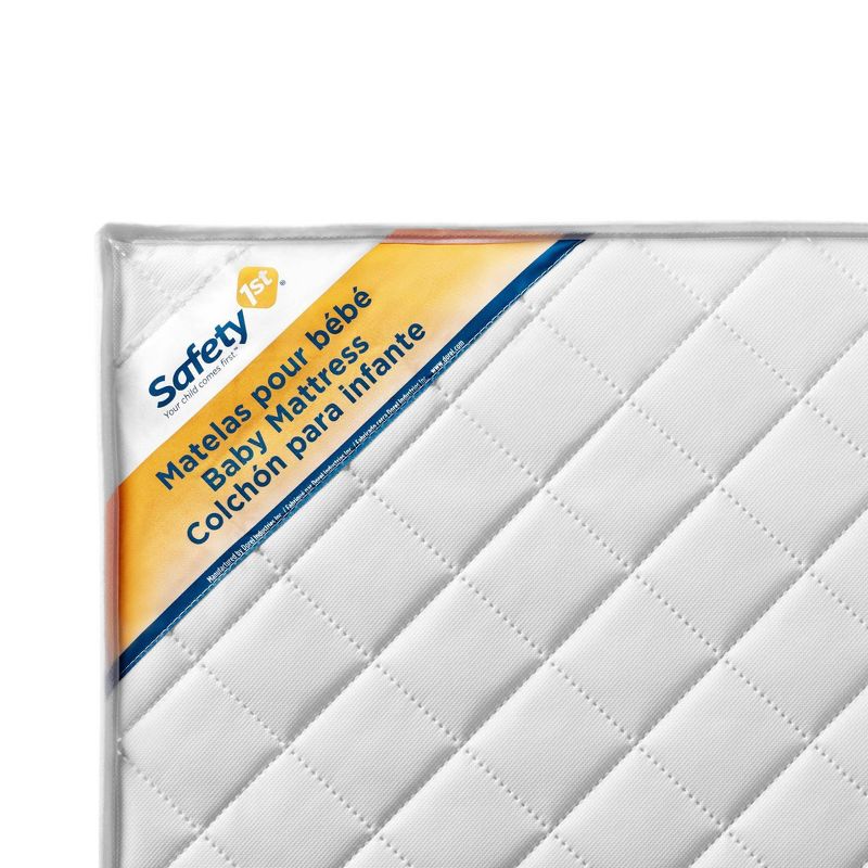 Safety 1st Little Snuggles Deluxe Dual 2-in-1 Baby Crib and Toddler Mattress