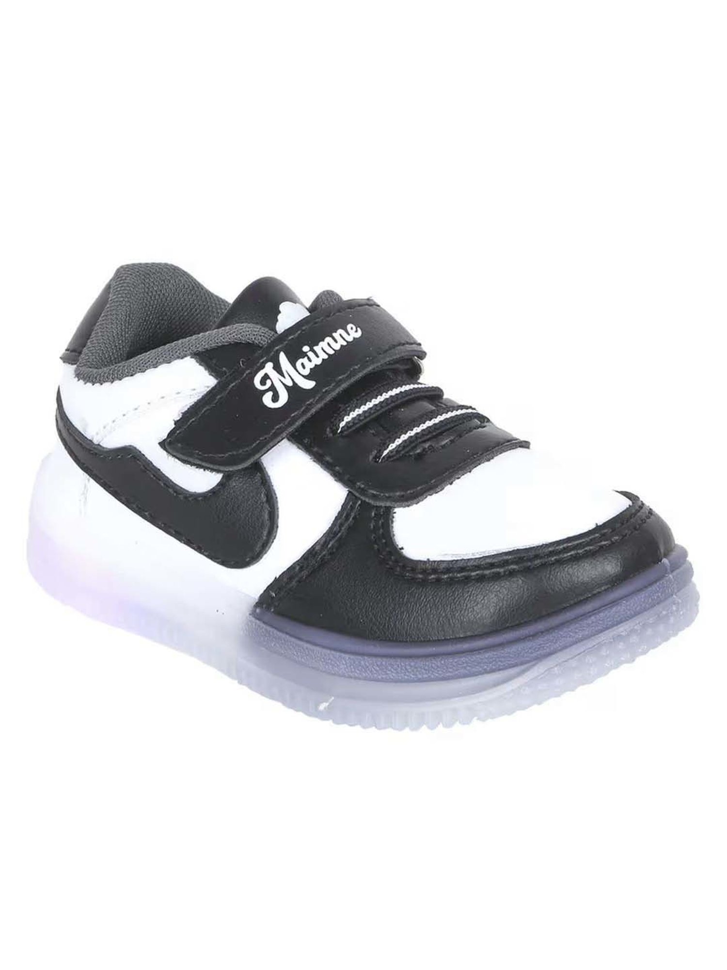 Priaansha Kids Black & White Casual Sneakers