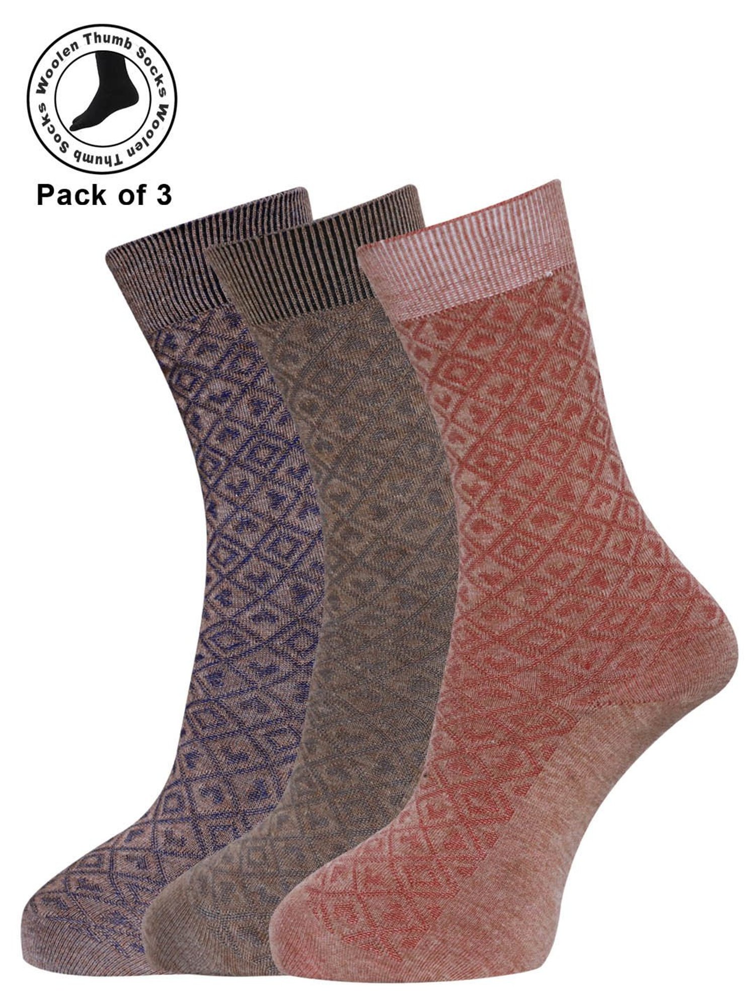 Dollar Assorted Socks - Pack of 3