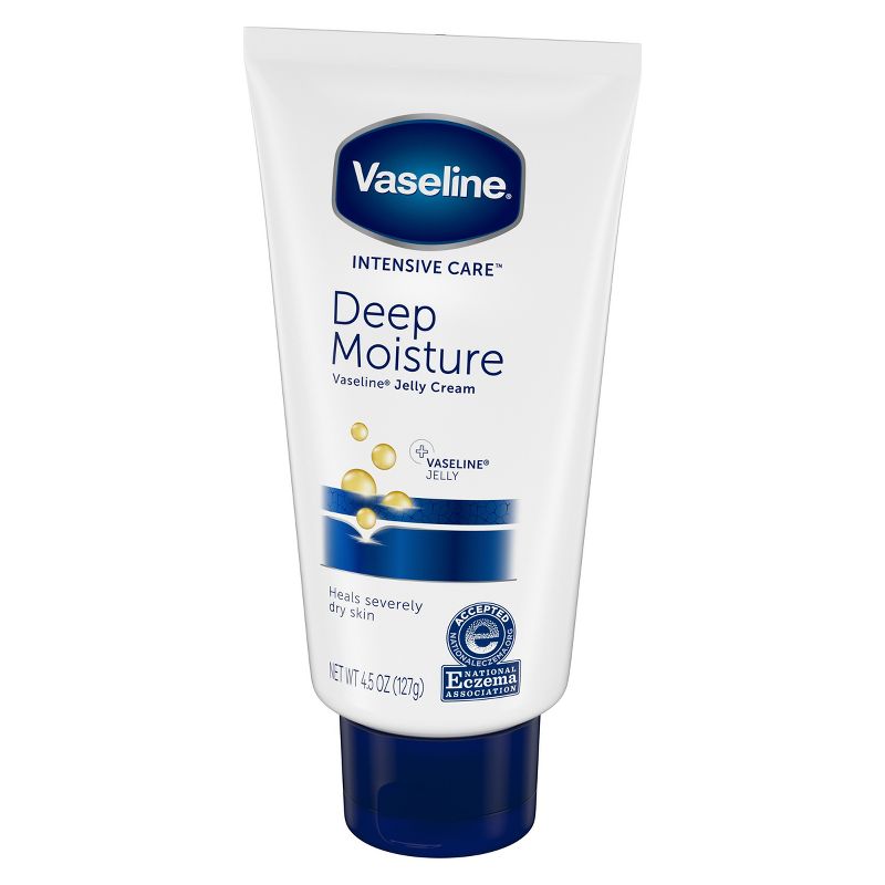 Vaseline Deep Moisture Vitamin E Petroleum Jelly Cream 4.5oz