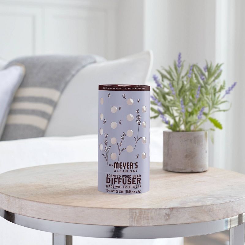 Mrs. Meyer's Clean Day Scented Wood Bead Diffuser Lavender - 0.49oz