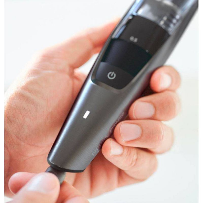 Philips Norelco Model 7500 Beard & Hair Men's Electric Trimmer with Vacuum - BT7515/49