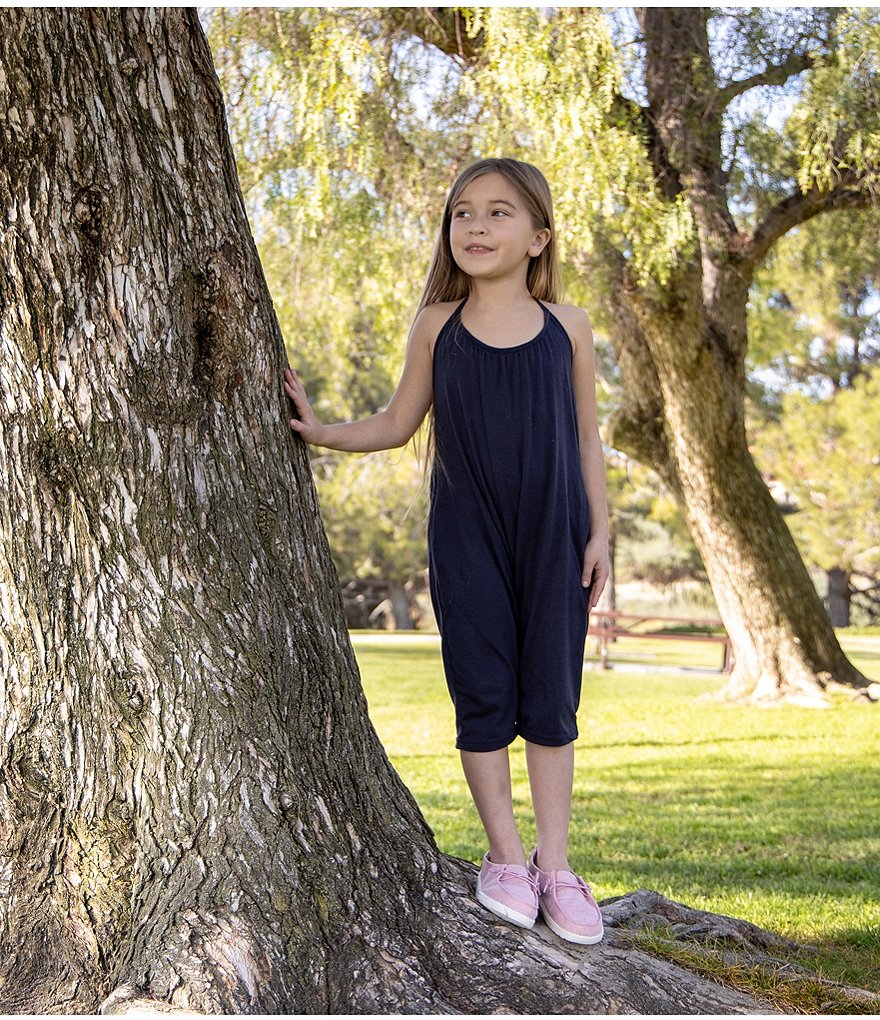 Hey Dude Girls' Wendy Linen Washable Slip-Ons (Toddler)