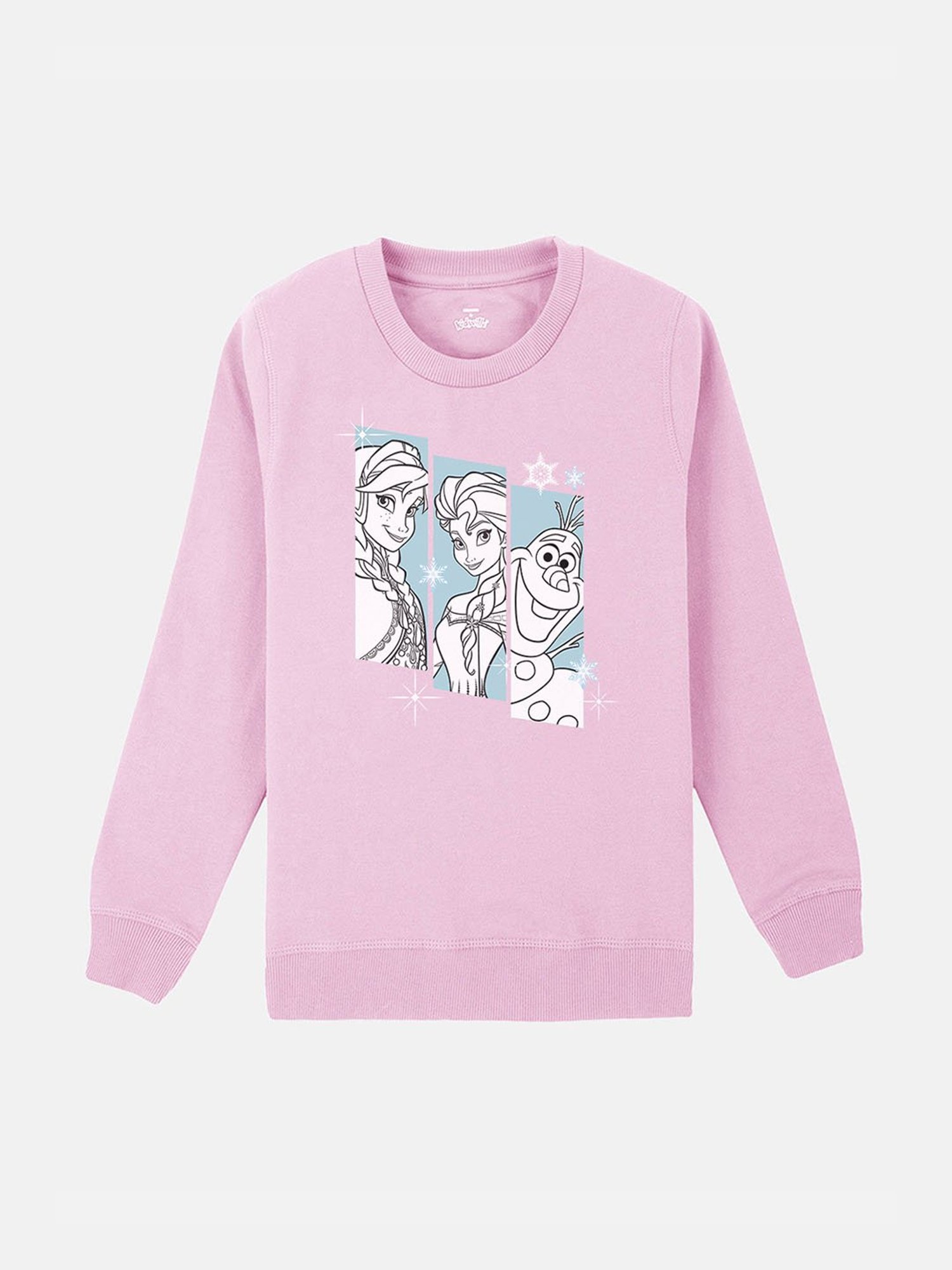 Frozen Printed Sweatshirt For Kids Girls