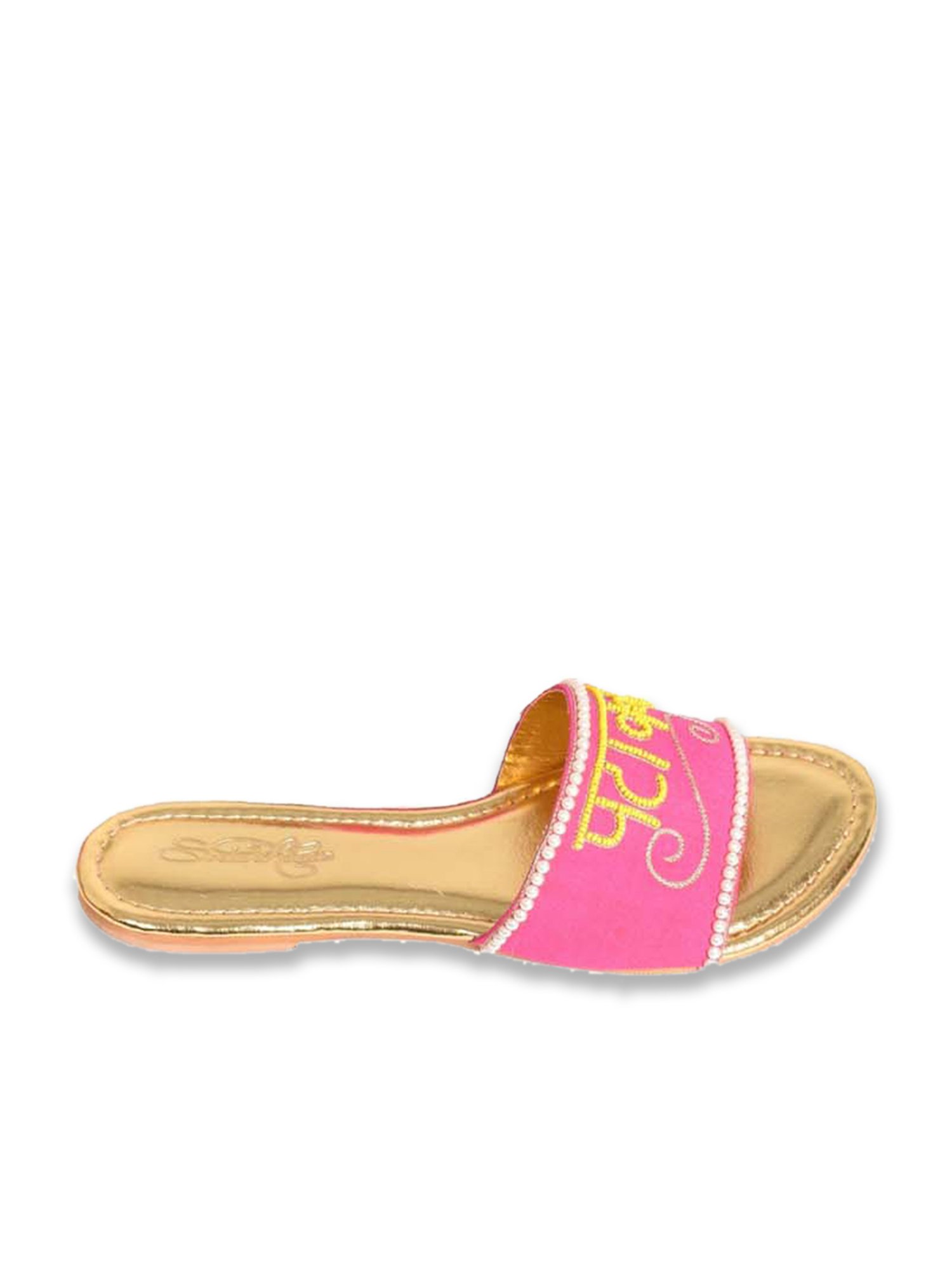 Sole House Women's Pink Ethnic Sandals