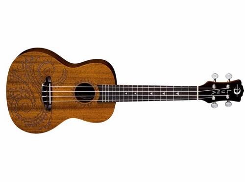 Luna Guitars Tattoo Concert Ukulele