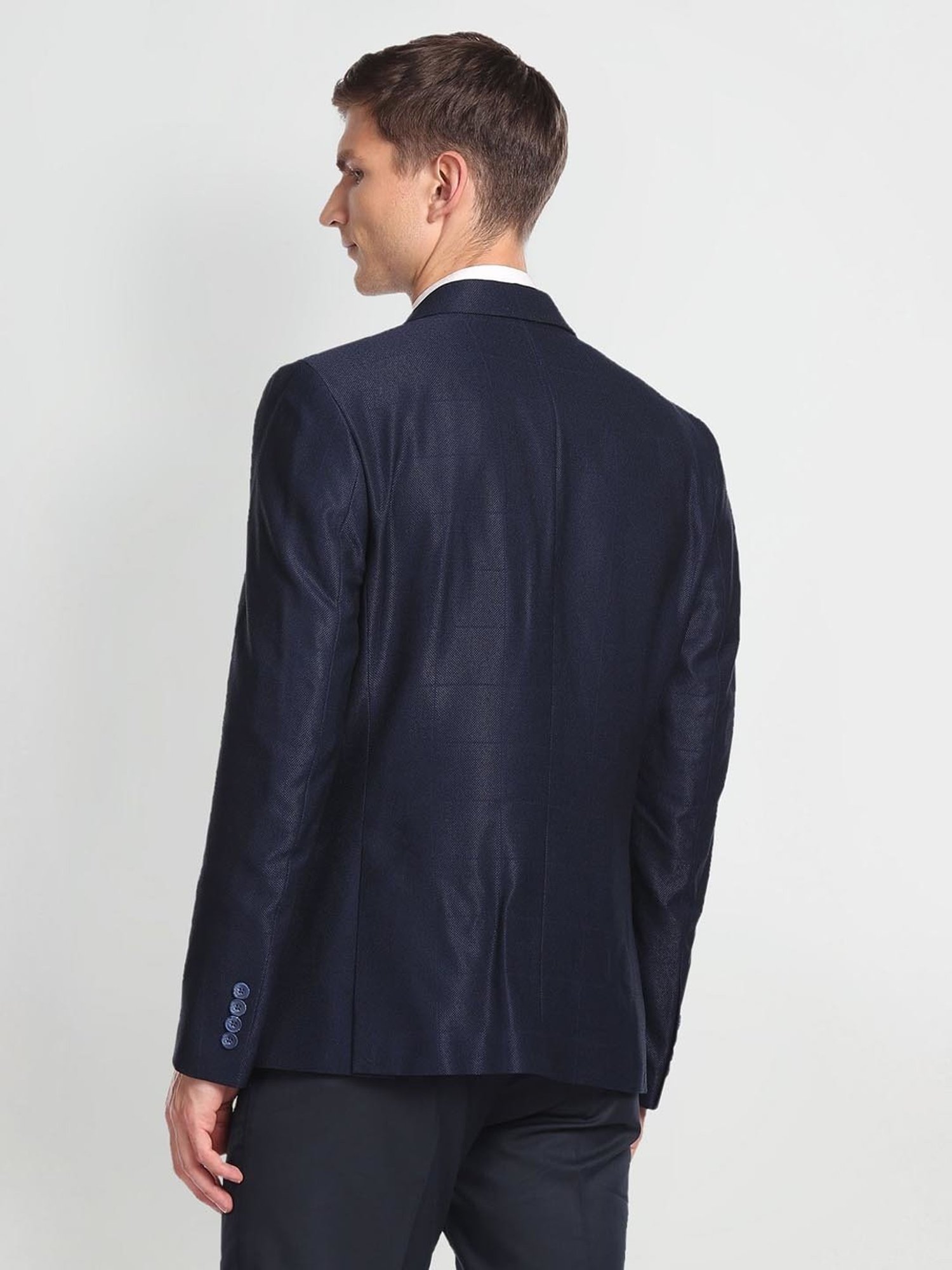 Arrow Blue Regular Fit Blazer